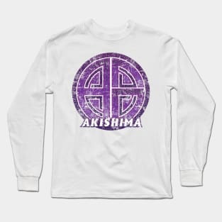 Akishima - Tokyo Metropolis - Prefecture of Japan - Distressed Long Sleeve T-Shirt